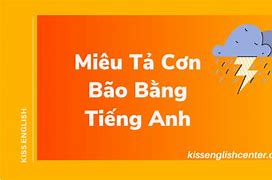 Các Loại Bão Trong Tiếng Anh